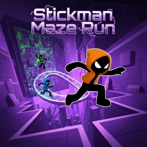 Stickman Maze Run logo