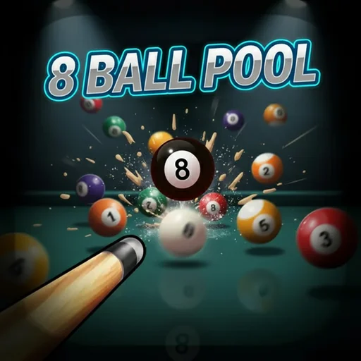 8 BALL POOL logo