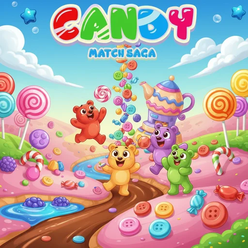 Candy match saga logo