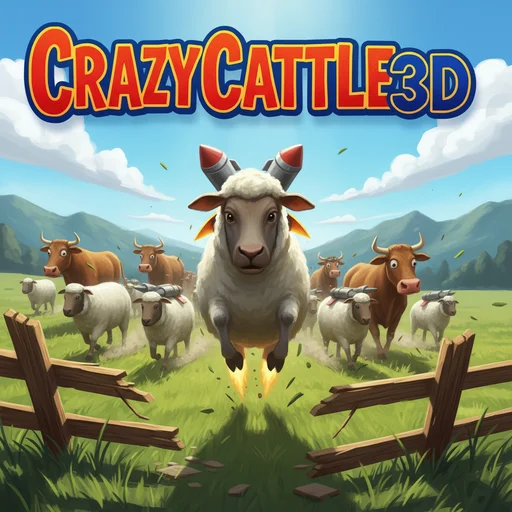 Crazy Cattle 3D logo