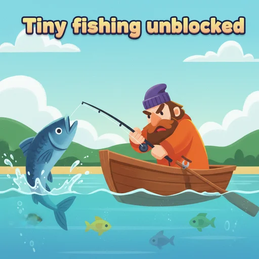 Tiny fishing unblocked logo
