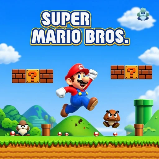 Super mario Bros logo