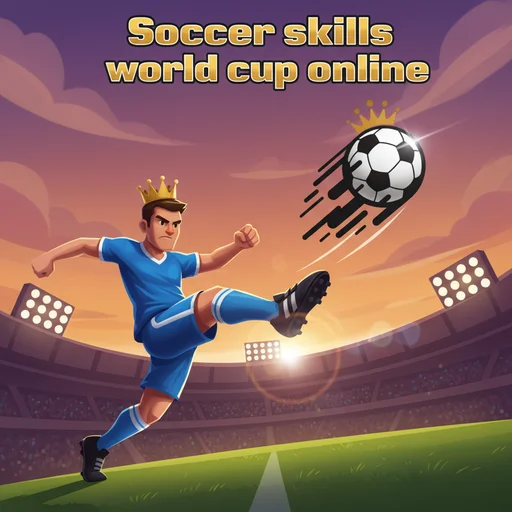 Soccer skills world cup online logo