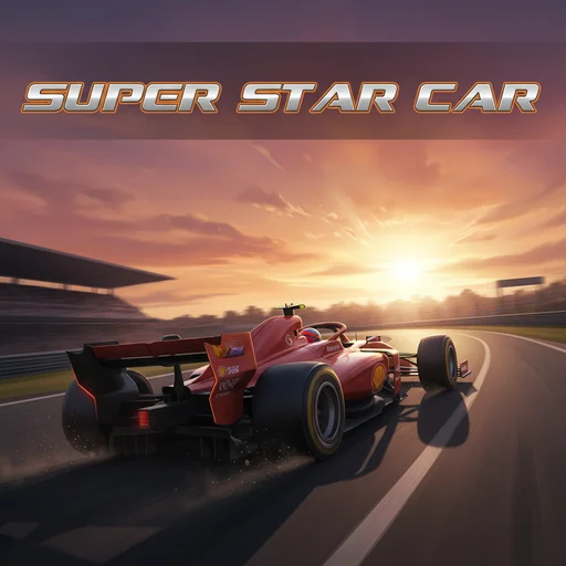 Super star car logo
