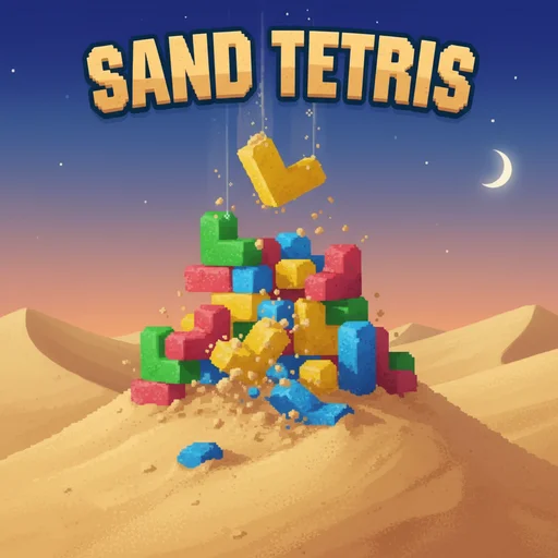 Sand tetris logo