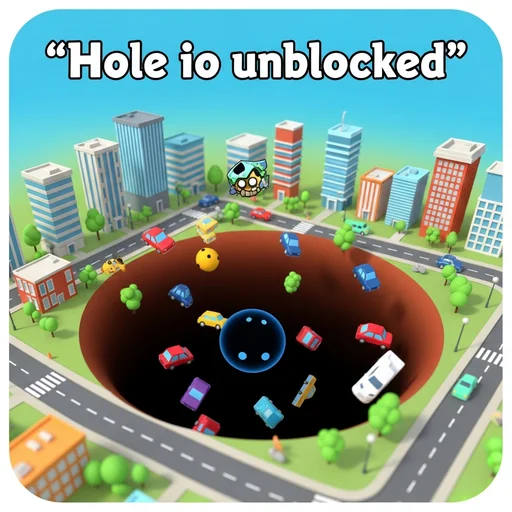 Hole io unblocked logo