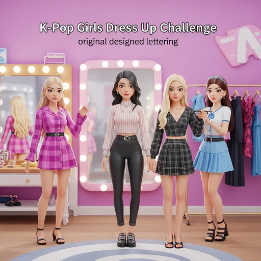 K-pop Girls Dress Up Challenge logo
