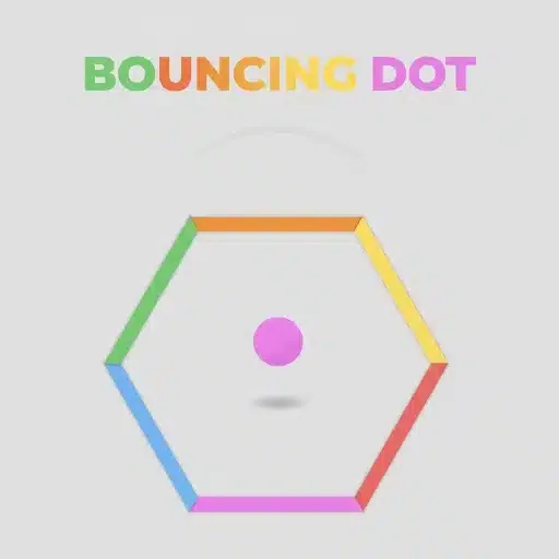 Bouncing dot logo