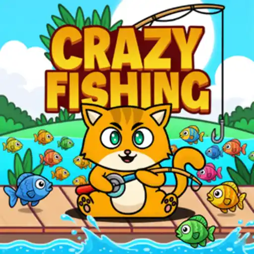 Crazy fishing logo