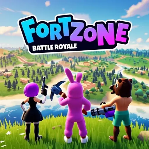 Fortzone battle royale logo