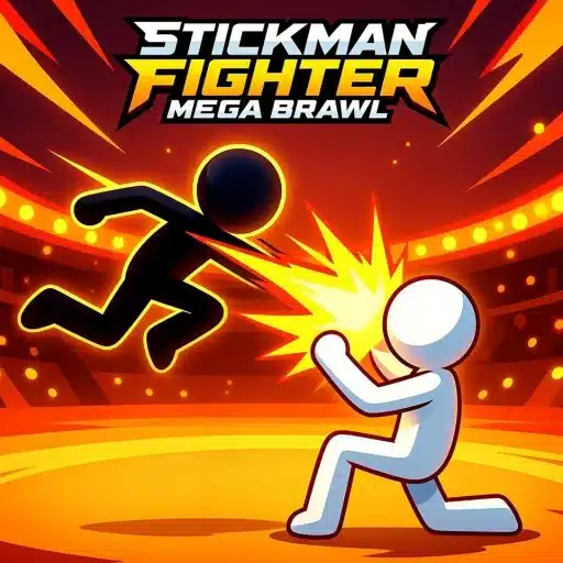Stickman Fighter Mega Brawl logo